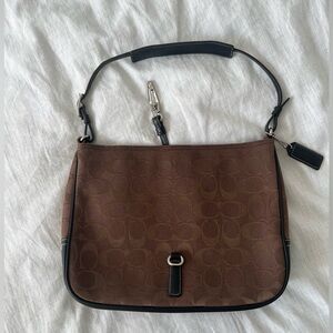 Y2K chocolate brown coach bag